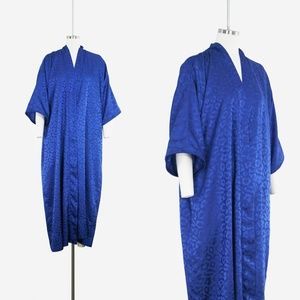Christian Dior Robe Cheetah Blue Animal Print